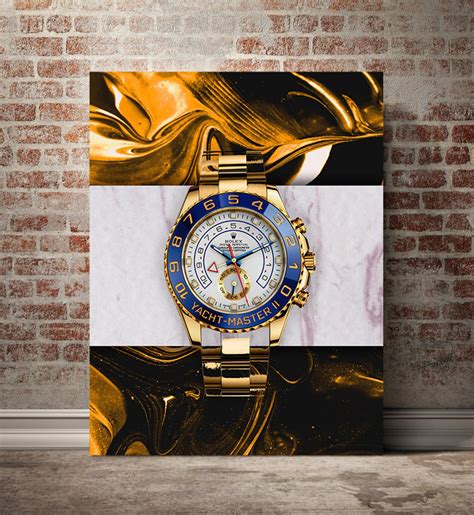 rolex wandbild|rolex wall art designs.